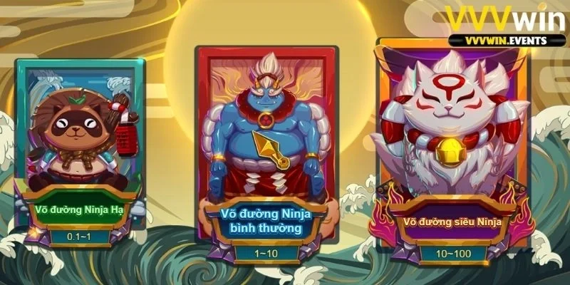 Câu cá ninja VVVwin - Chiến thuật săn cá thắng lớn 4 Câu cá ninja VVVwin